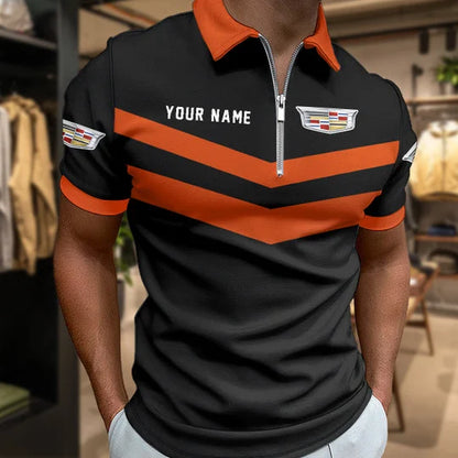 [FAN MUST-HAVE] NEW CUSTOMIZEDF105 CAD CADILLAC ZIP POLO SHIRT