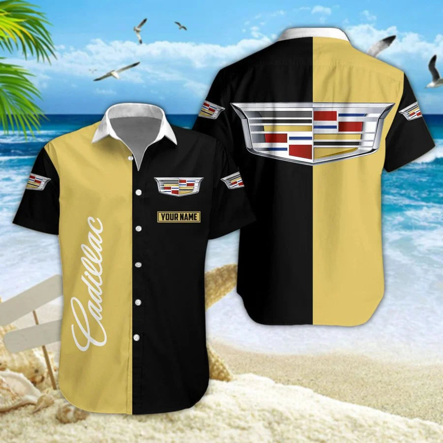 [FAN MUST-HAVE] NEW CUSTOMIZED F105 CAD CADILLAC UNISEX HAWAIIAN SHIRT & SHORTS SET