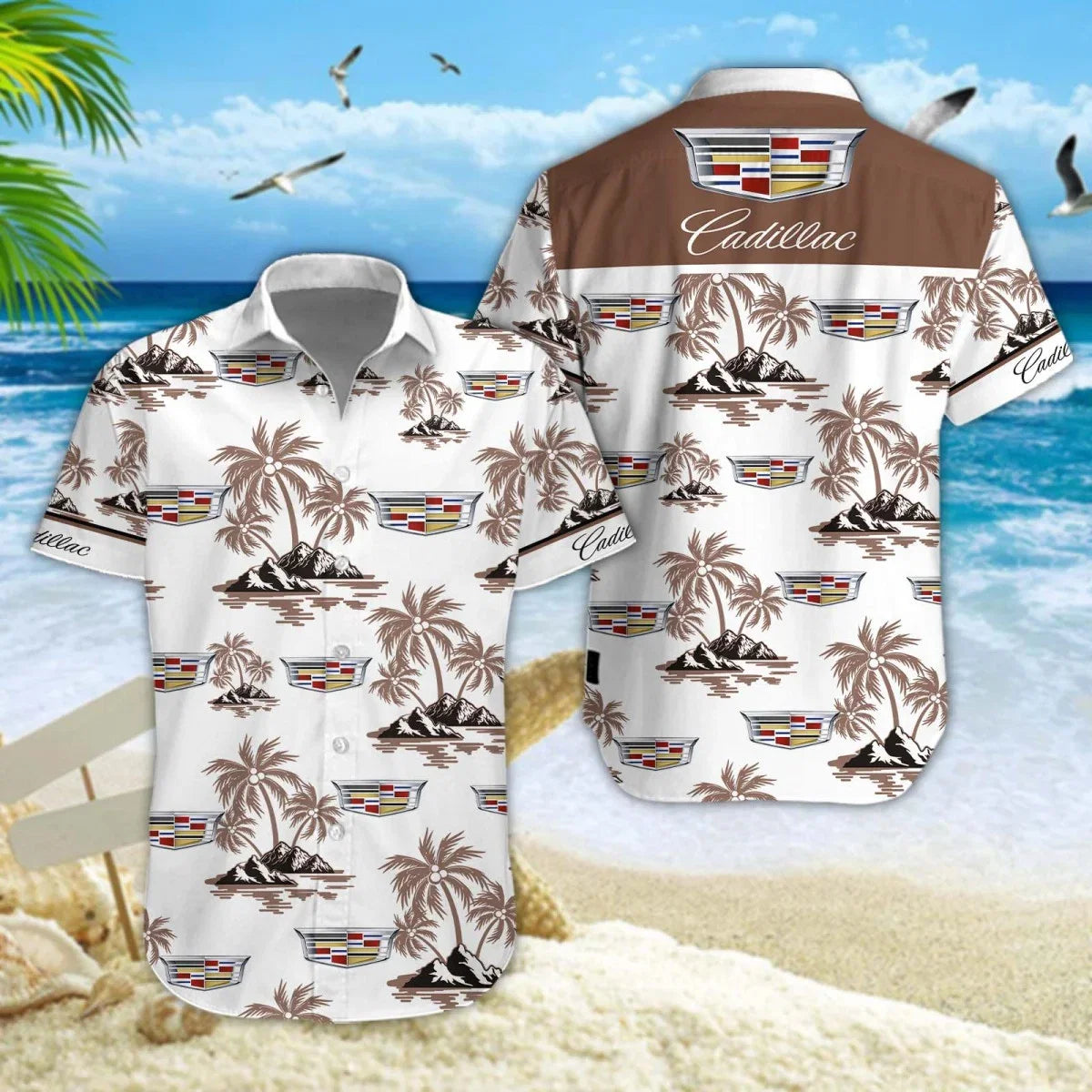 [FAN MUST-HAVE] NEW CUSTOMIZED F105 CAD CADILLAC UNISEX HAWAIIAN SHIRT & SHORTS SET