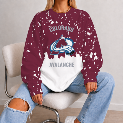 [SUPER SALE] NEW CUSTOMIZED NHL05 CAL COLORADO AVALANCHE UNISEX SWEATSHIRT
