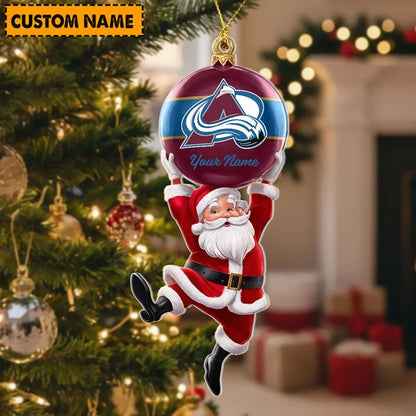 [SUPER SALE] NEW CUSTOMIZED NHL05 CAL COLORADO AVALANCHE CHRISTMAS ACRYLIC ORNAMENT