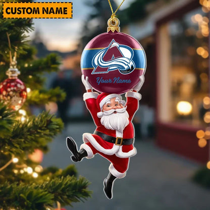 [SUPER SALE] NEW CUSTOMIZED NHL05 CAL COLORADO AVALANCHE CHRISTMAS ACRYLIC ORNAMENT