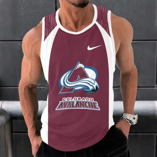 [SUPER SALE] NEW CUSTOMIZED NHL05 CAL COLORADO AVALANCHE UNISEX TANK TOP