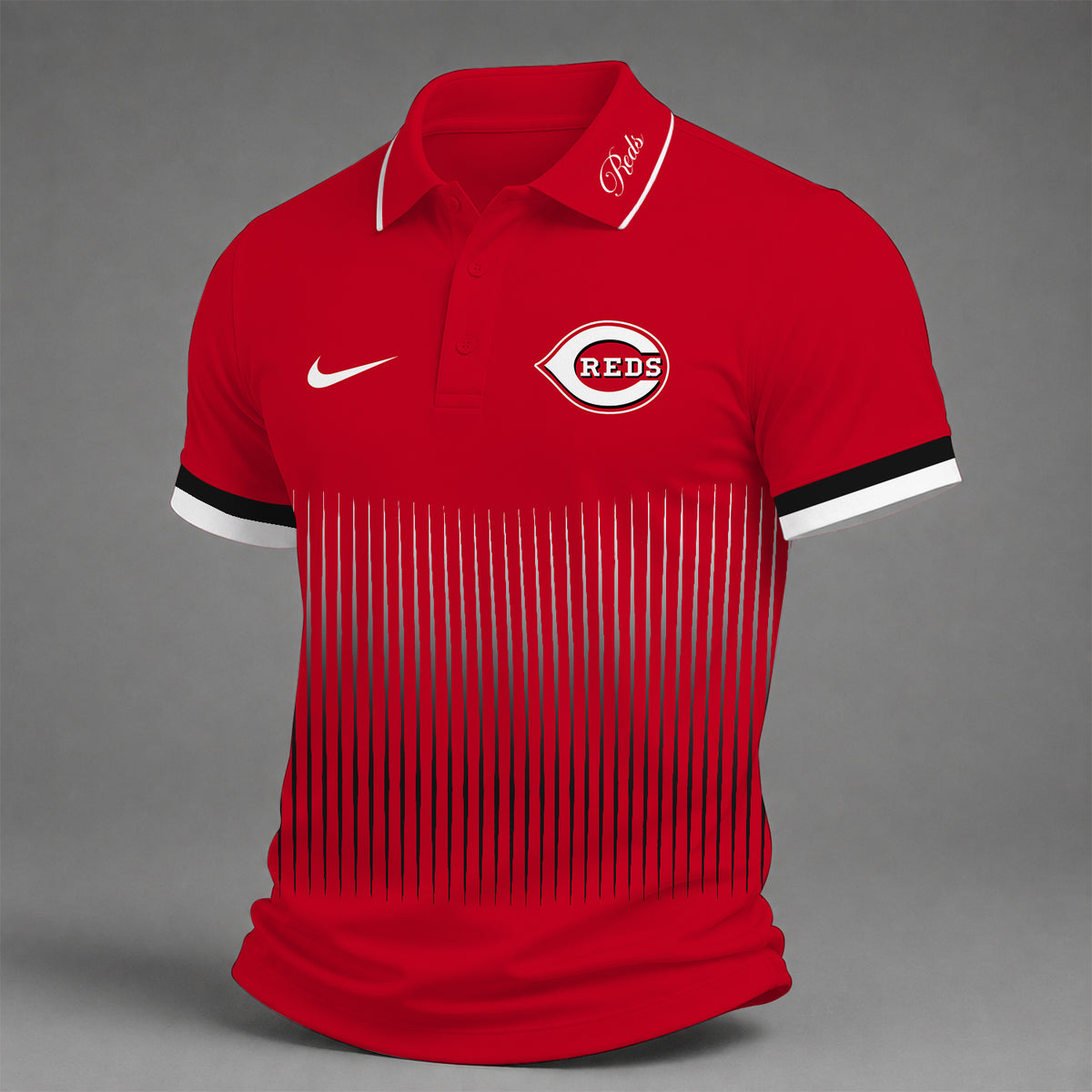 [FLASH SALE] NEW CUSTOMIZED MLB05 CRS CINCINNATI REDS POLO SHIRT