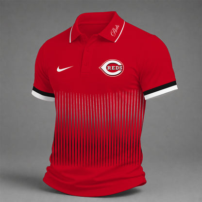 [FLASH SALE] NEW CUSTOMIZED MLB05 CRS CINCINNATI REDS POLO SHIRT