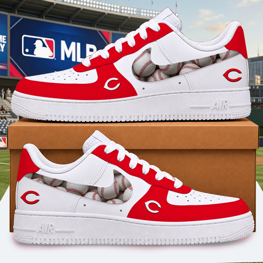 [FLASH SALE] NEW CUSTOMIZED MLB05 CRS CINCINNATI REDS AF1 SHOES