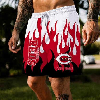 [FLASH SALE] NEW CUSTOMIZED MLB05 CRS CINCINNATI REDS SHORT PANTS