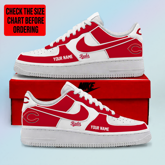 [FLASH SALE] NEW CUSTOMIZED MLB05 CRS CINCINNATI REDS AF1 SHOES