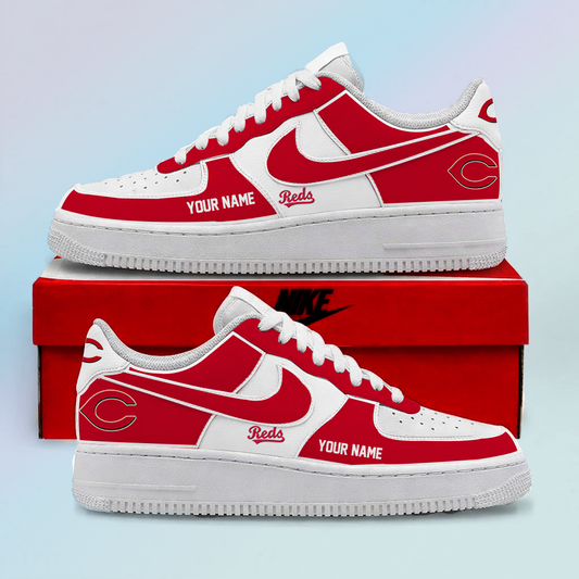 [FLASH SALE] NEW CUSTOMIZED MLB05 CRS CINCINNATI REDS AF1 SHOES