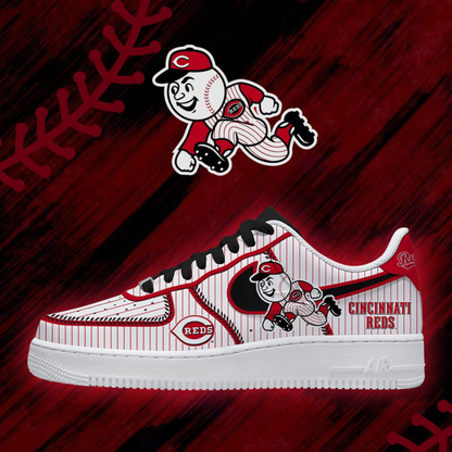 [FLASH SALE] NEW CUSTOMIZED MLB05 CRS CINCINNATI REDS AF1 SHOES