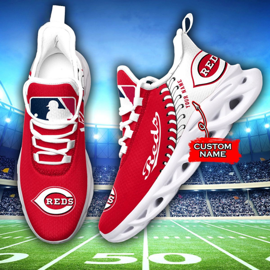[FLASH SALE] NEW CUSTOMIZED MLB05 CRS CINCINNATI REDS MAX SOUL SHOES