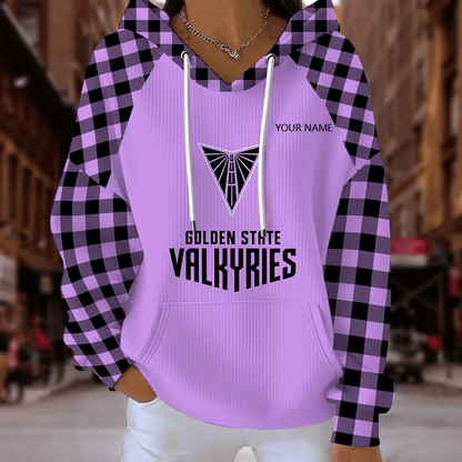 [FAN FAVORITE] NEW CUSTOMIZED WNBA05 GSV GOLDEN STATE VALKYRIES RIBBED HOODIE & SWEATSHIRT