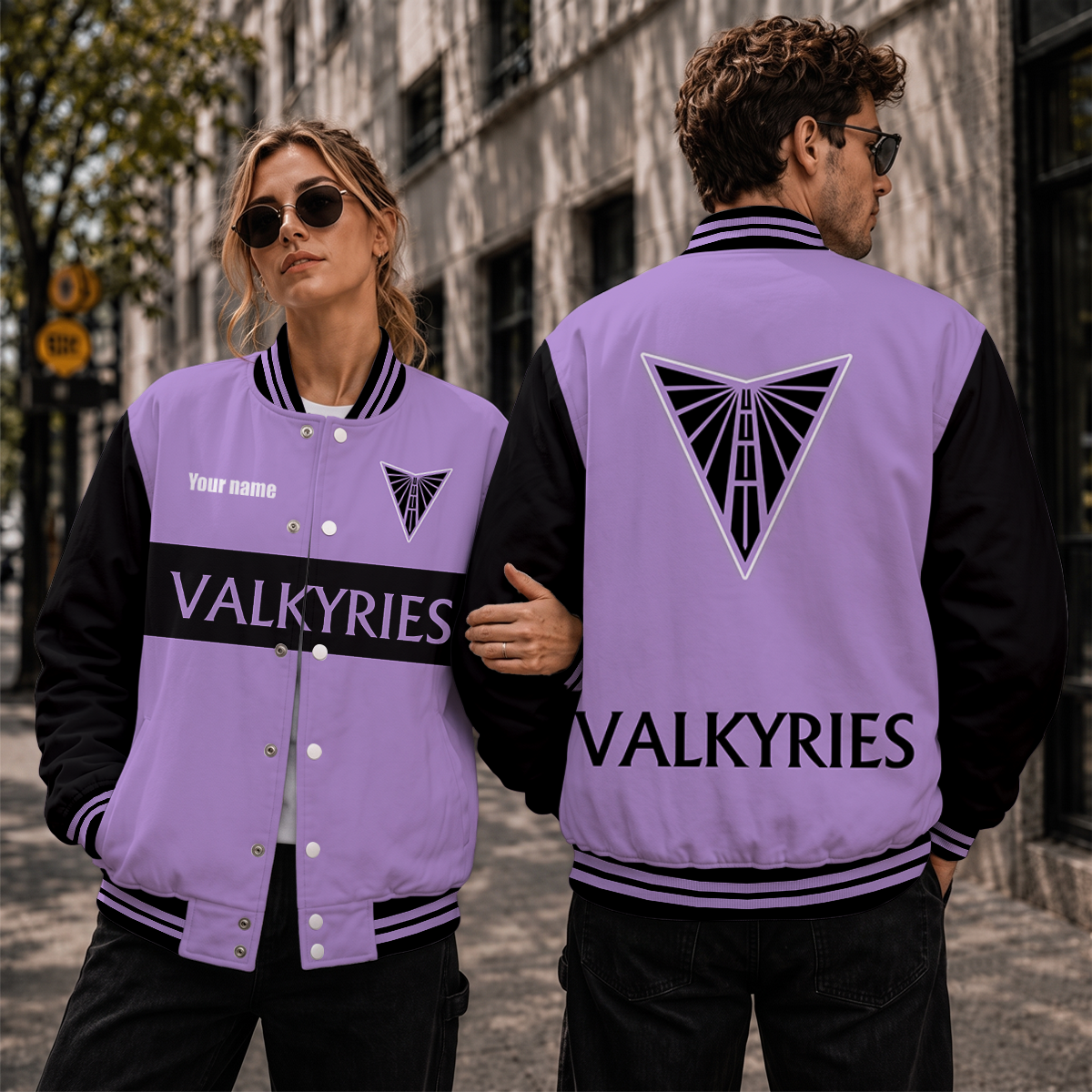 [FAN FAVORITE] NEW CUSTOMIZED WNBA05 GSV GOLDEN STATE VALKYRIES BASEBALL JACKET, SATIN VARSITY JACKET