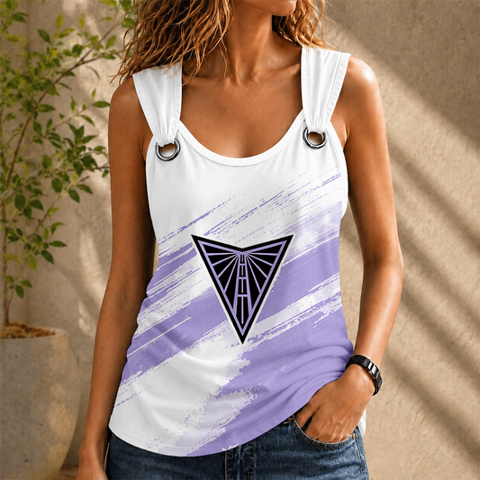 [FAN FAVORITE] NEW CUSTOMIZED WNBA05 GSV GOLDEN STATE VALKYRIES O-RING SHOULDER TANK TOP
