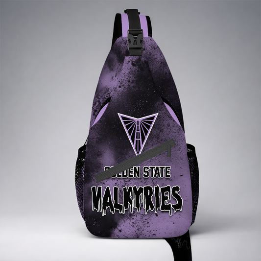 [FAN FAVORITE] NEW CUSTOMIZED WNBA05 GSV GOLDEN STATE VALKYRIES SLING BAG