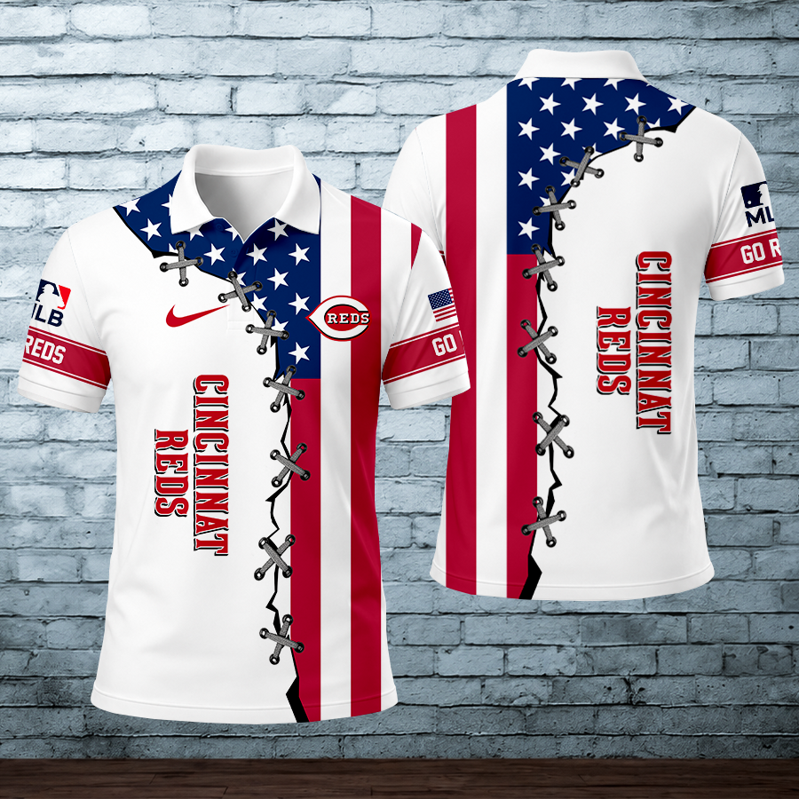 [FLASH SALE] NEW CUSTOMIZED MLB05 CRS CINCINNATI REDS POLO SHIRT