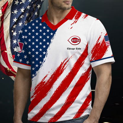 [FLASH SALE] NEW CUSTOMIZED MLB05 CRS CINCINNATI REDS POLO SHIRT