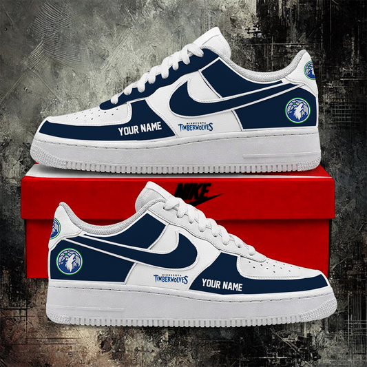 [HOT DEAL] NEW CUSTOMIZED NBA05 MTW MINNESOTA TIMBERWOLVES AF1 SHOES