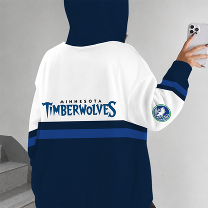 [HOT DEAL] NEW CUSTOMIZED NBA05 MTW MINNESOTA TIMBERWOLVES ZIP HOODIE