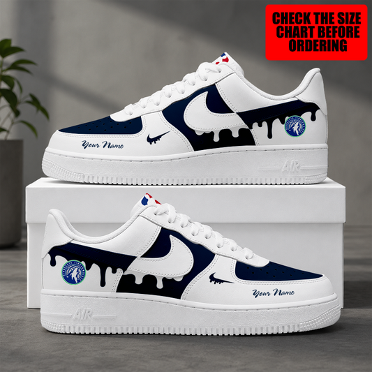 [HOT DEAL] NEW CUSTOMIZED NBA05 MTW MINNESOTA TIMBERWOLVES AF1 SHOES