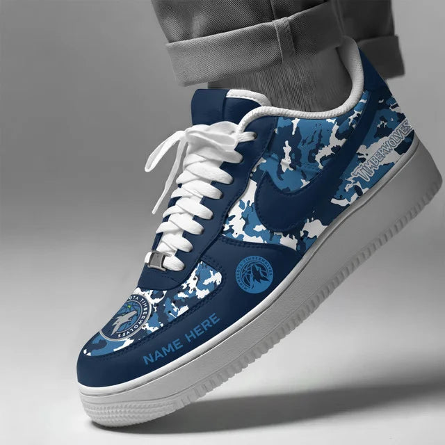 [HOT DEAL] NEW CUSTOMIZED NBA05 MTW MINNESOTA TIMBERWOLVES AF1 SHOES