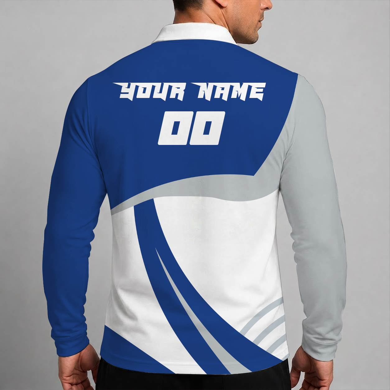 [HOT DEAL] NEW CUSTOMIZED NBA05 MTW MINNESOTA TIMBERWOLVES MEN LONG SLEEVE POLO