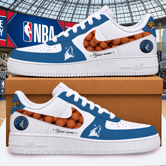 [HOT DEAL] NEW CUSTOMIZED NBA05 MTW MINNESOTA TIMBERWOLVES AF1 SHOES
