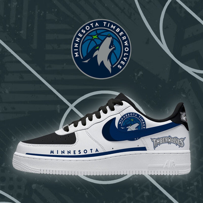 [HOT DEAL] NEW CUSTOMIZED NBA05 MTW MINNESOTA TIMBERWOLVES AF1 SHOES