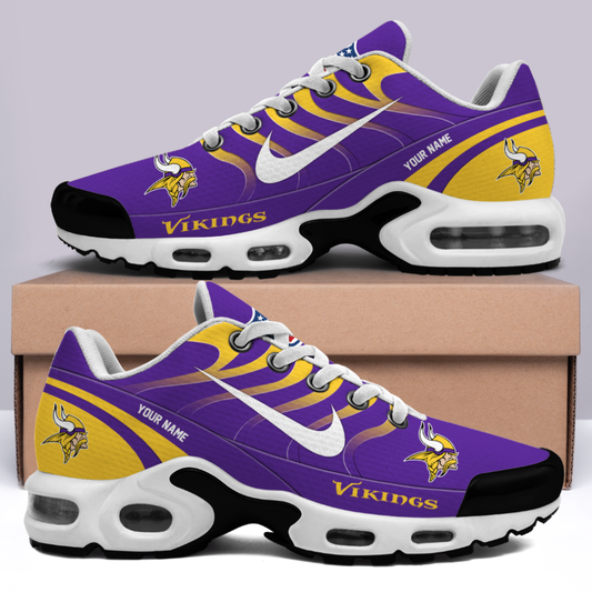 [SPECIAL OFFER] NEW CUSTOMIZED NFL05 MVK MINNESOTA VIKINGS AIR MAX PLUS SNEAKERS