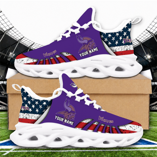 [SPECIAL OFFER] NEW CUSTOMIZED NFL05 MVK MINNESOTA VIKINGS UNISEX CLUNKY SNEAKERS