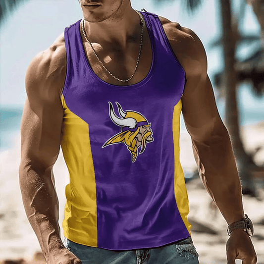 [SPECIAL OFFER] NEW CUSTOMIZED NFL05 MVK MINNESOTA VIKINGS UNISEX TANK TOP