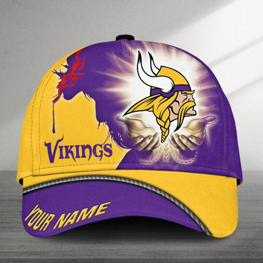 LIMITED EDITION - NEW CUSTOMIZED NFL05 MVK MINNESOTA VIKINGS CLASSIC CAP