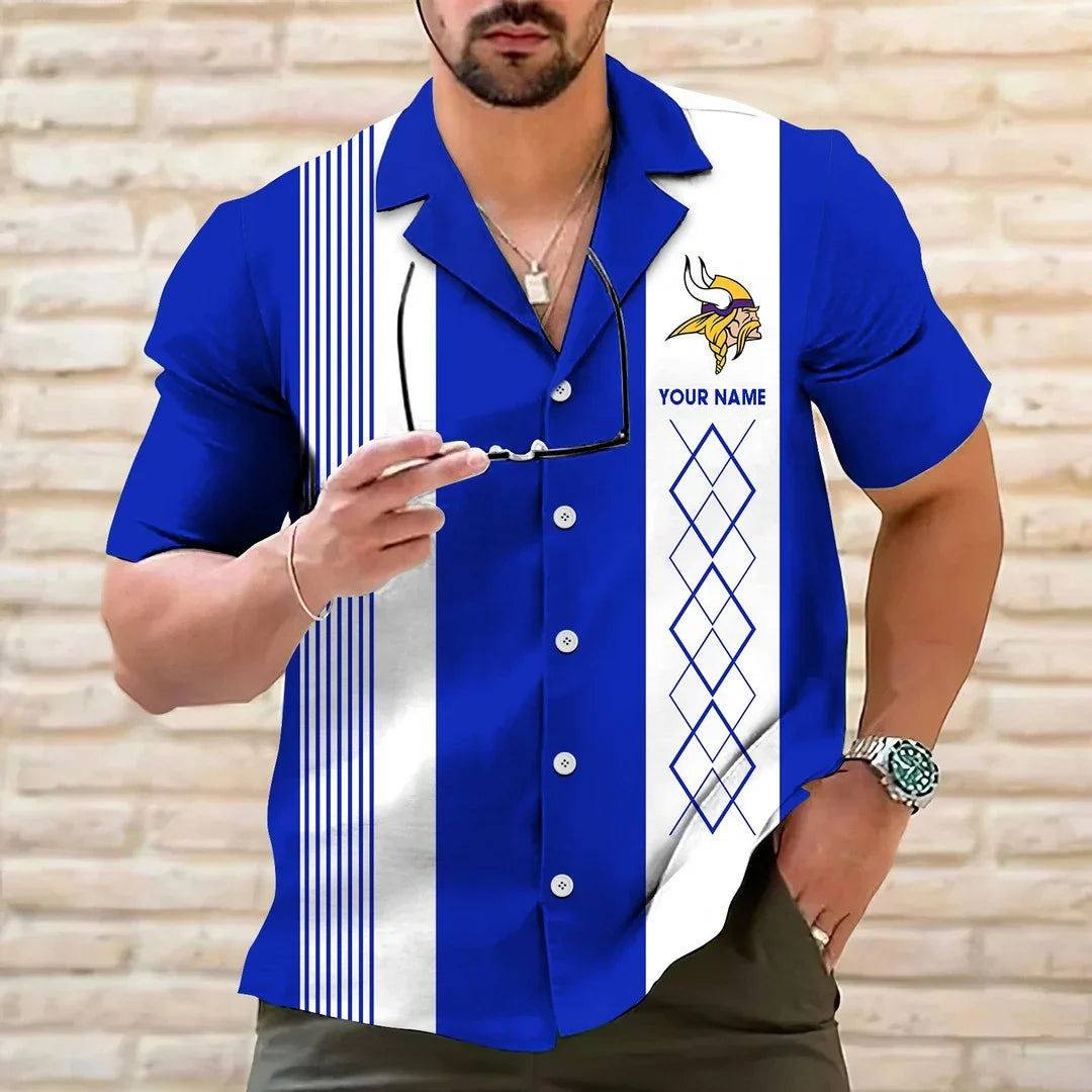 [SPECIAL OFFER] NEW CUSTOMIZED NFL05 MVK MINNESOTA VIKINGS HAWAIIAN SHIRT