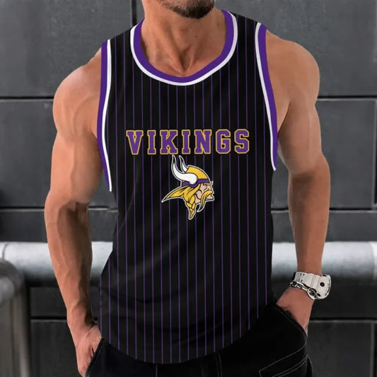 [SPECIAL OFFER] NEW CUSTOMIZED NFL05 MVK MINNESOTA VIKINGS UNISEX TANK TOP