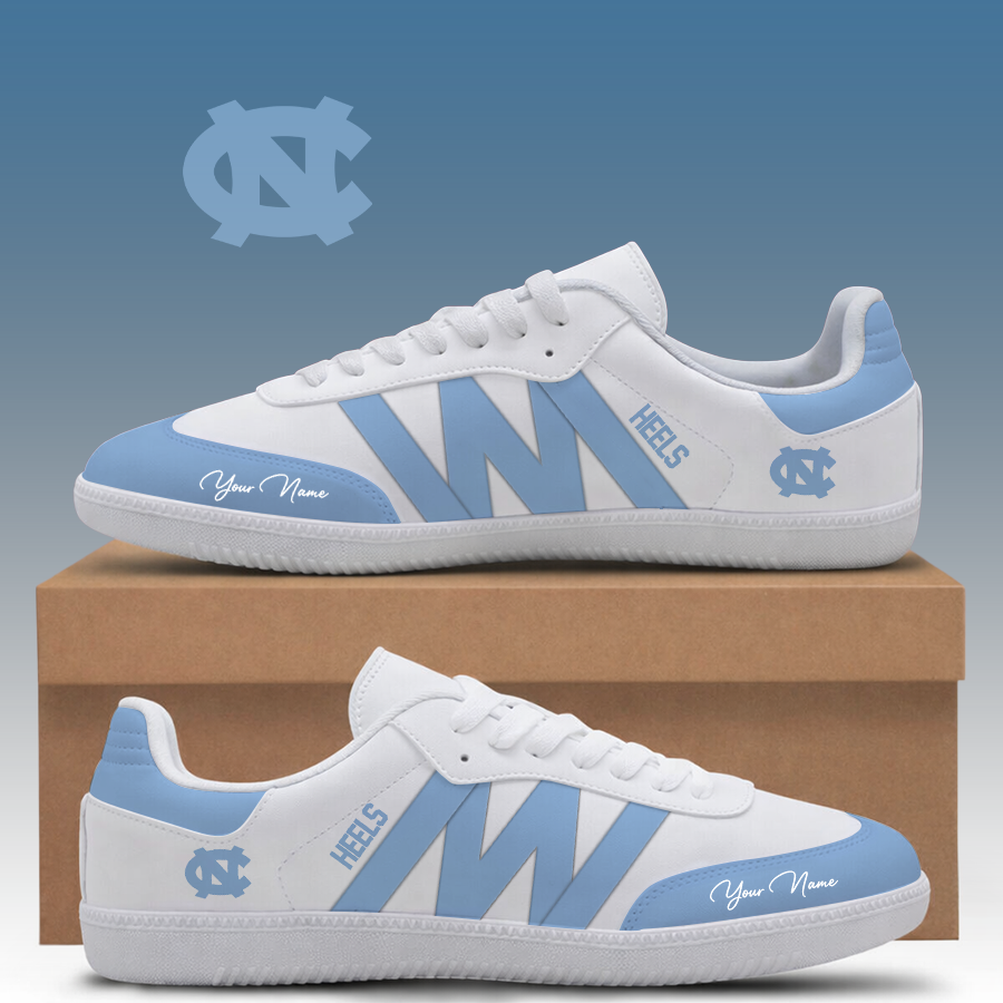 [FAN FAVORITE] NEW CUSTOMIZED NCAA MAM05 NTH NORTH CAROLINA TAR HEELS CLASSIC SNEAKERS