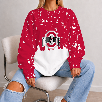 [FAN FAVORITE] NEW CUSTOMIZED NCAA FBS05 OSB OHIO STATE BUCKEYES UNISEX SWEATSHIRT