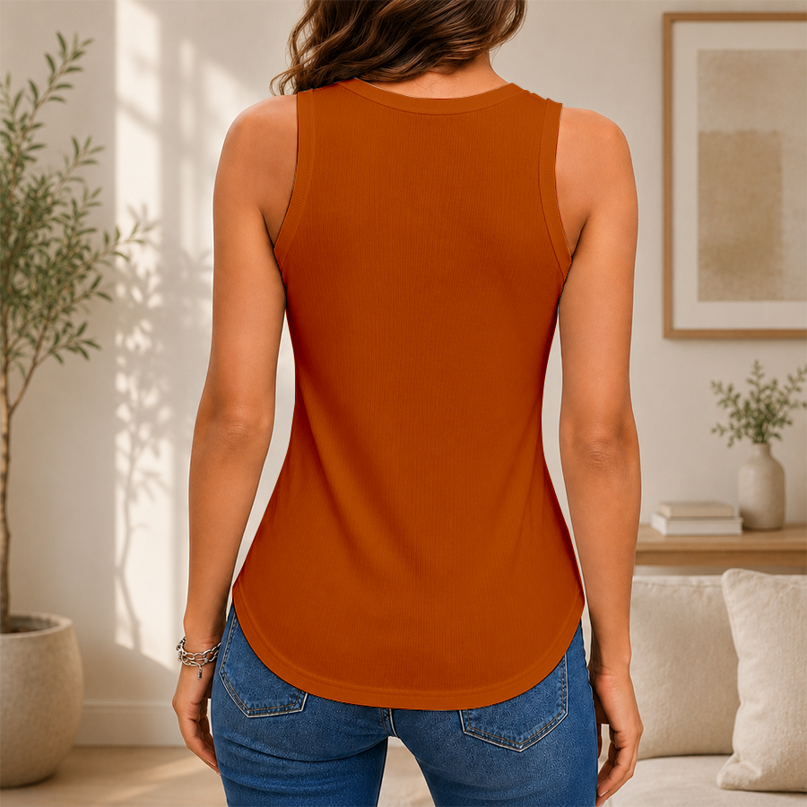 [FAN FAVORITE] NEW CUSTOMIZED NCAA CWS05 TXL TEXAS LONGHORNS WOMEN'S V-NECK TANK TOP