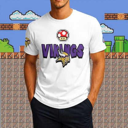 [SPECIAL OFFER] NEW CUSTOMIZED NFL05 MVK MINNESOTA VIKINGS SUPER MARIO T-SHIRT, HOODIE, ZIP HOODIE