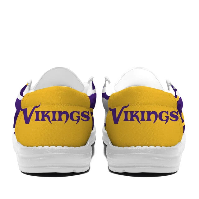 [SPECIAL OFFER] NEW CUSTOMIZED NFL05 MVK MINNESOTA VIKINGS LOAFER SHOES