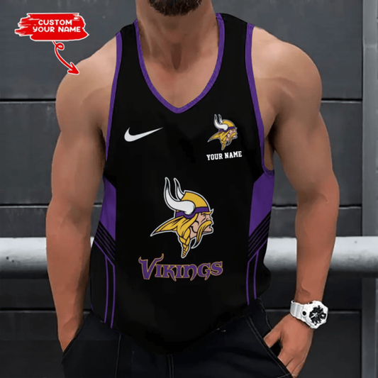 LIMITED EDITION - NEW CUSTOMIZED NFL05 MVK MINNESOTA VIKINGS UNISEX TANK TOP