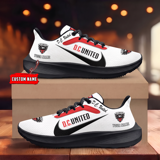 [FAN EXCLUSIVE] NEW CUSTOMIZED MLS06 DCU D.C. UNITED ROAD RUNNING SHOES