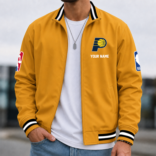 [HOT DEAL] NEW CUSTOMIZED NBA06 IPA INDIANA PACERS MULTICOLOR MEN'S CASUAL JACKET