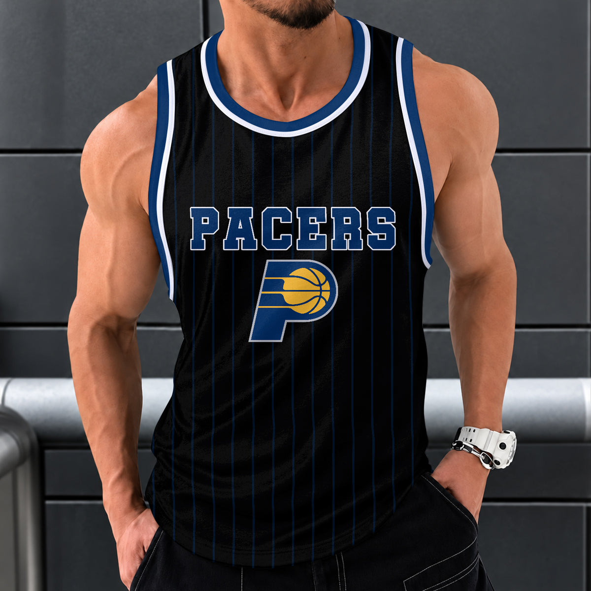[HOT DEAL] NEW CUSTOMIZED NBA06 IPA INDIANA PACERS UNISEX TANK TOP