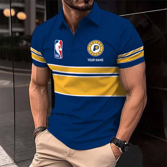 [HOT DEAL] NEW CUSTOMIZED NBA06 IPA INDIANA PACERS POLO SHIRT