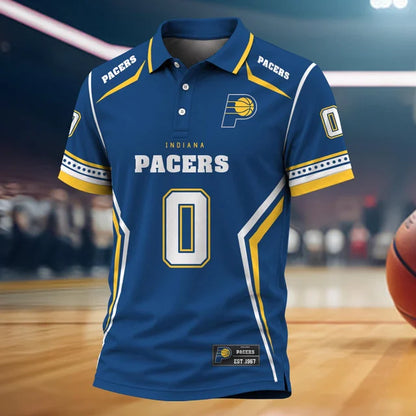 [HOT DEAL] NEW CUSTOMIZED NBA06 IPA INDIANA PACERS POLO SHIRT