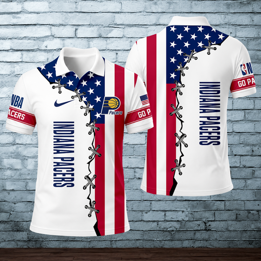[HOT DEAL] NEW CUSTOMIZED NBA06 IPA INDIANA PACERS POLO SHIRT