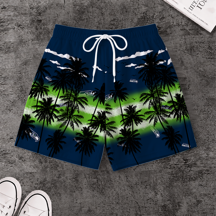 [SPECIAL OFFER] NEW CUSTOMIZED NFL06 SSH SEATTLE SEAHAWKS SHORT PANTS