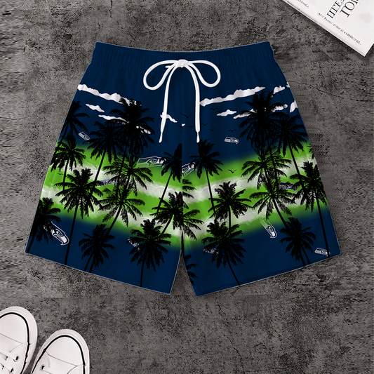 [SPECIAL OFFER] NEW CUSTOMIZED NFL06 SSH SEATTLE SEAHAWKS SHORT PANTS
