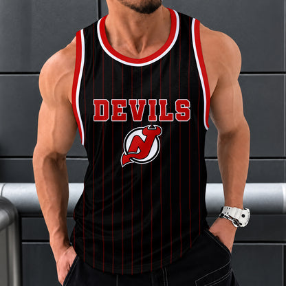 [SUPER SALE] NEW CUSTOMIZED NHL06 NJD NEW JERSEY DEVILS UNISEX TANK TOP