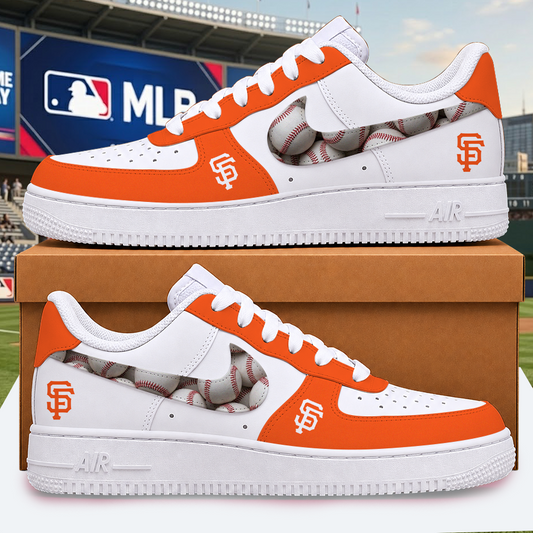 [FLASH SALE] NEW CUSTOMIZED MLB06 SFG SAN FRANCISCO GIANTS AF1 SHOES